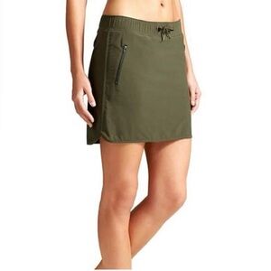 Athleta Stretch In Skort Athletic Olive Green Size M